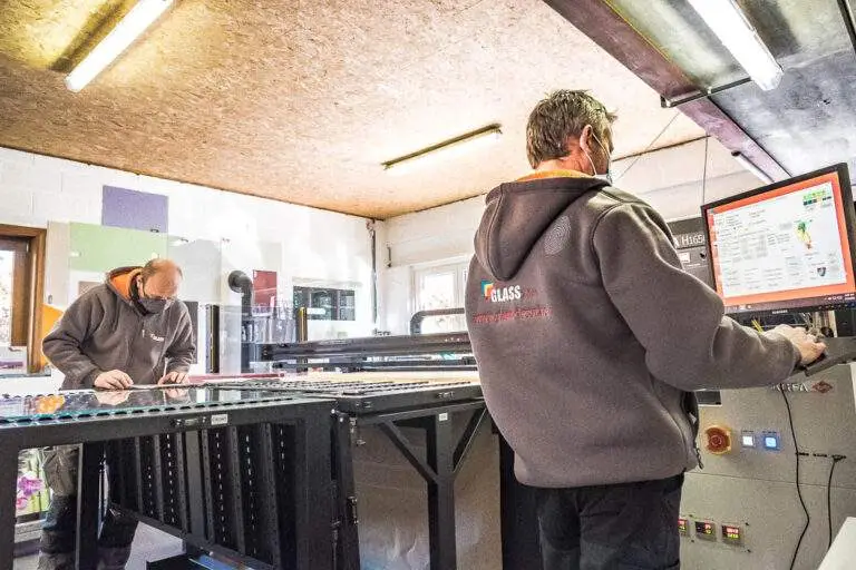 Glass-Décor presse UV LED- mr