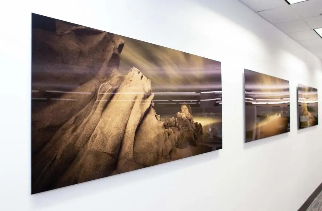 Impression photo sur verre