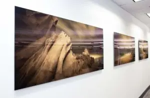 Impression photo sur verre