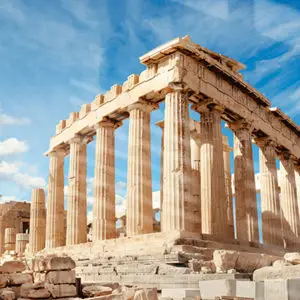 Impression sur Verre Athènes Grèce