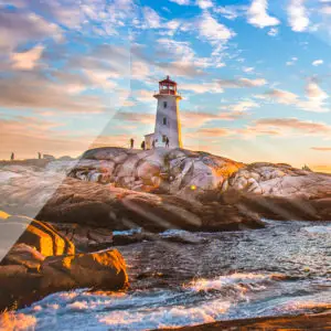 Impression sur verre Phare Bretagne