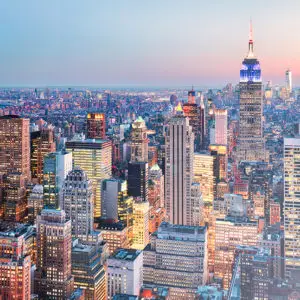 Impression sur verre New York