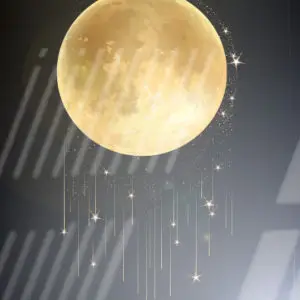 Impression sur verre Pleine Lune