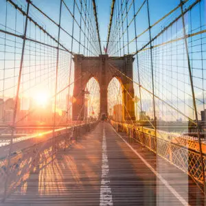 Impression sur verre Pont de Brooklyn