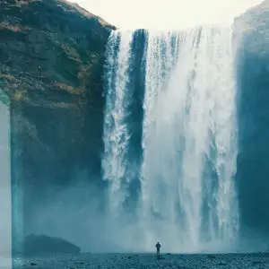 Impression sur verre Cascade